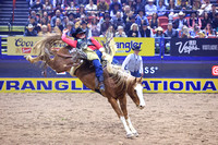 NFR  RD TWO (951) Bareback Riding Tanner Aus  Dixies Gravy KorKow Rodeo