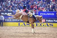 NFR  RD TWO (948) Bareback Riding Tanner Aus  Dixies Gravy KorKow Rodeo