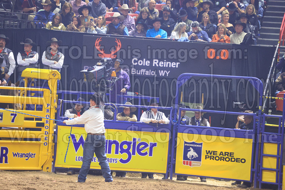 NFR 23 RD Ten (562) Bareback Cole Reiner OLS Tubs Stevie Knicks Macza Pro Rodeo