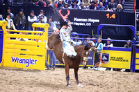NFR  RD TWO (1180) Bareback Riding  Keenan Hayes Big Show Championship Pro Rodeo
