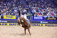 NFR  RD TWO (1189) Bareback Riding  Keenan Hayes Big Show Championship Pro Rodeo
