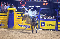 NFR 23 RD Nine (749) Bareback Riding Keenan Hayes Vegas Confused Championship Pro Rodeo