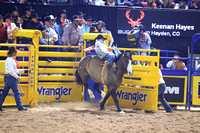 NFR 23 RD Nine (747) Bareback Riding Keenan Hayes Vegas Confused Championship Pro Rodeo