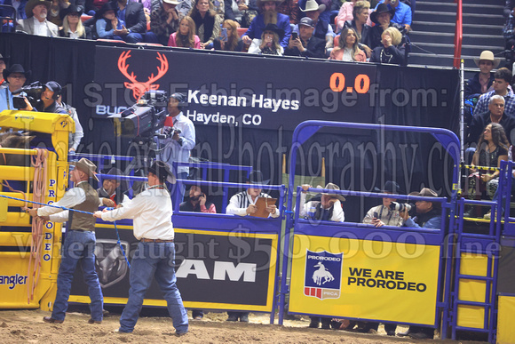 NFR 23 RD Nine (744) Bareback Riding Keenan Hayes Vegas Confused Championship Pro Rodeo