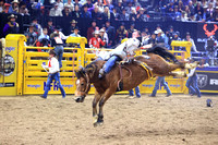 NFR 23 RD Nine (611) Bareback Riding Tim O'Connell Square Bale Hi Lo ProRodeo