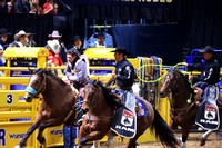 NFR  RD TWO (1100) Bareback Riding Kade Sonnier Bill Fick Top Egyptian Pickett Pro Rodeo