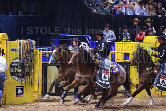 NFR  RD TWO (1099) Bareback Riding Kade Sonnier Bill Fick Top Egyptian Pickett Pro Rodeo