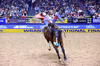 NFR  RD TWO (1096) Bareback Riding Kade Sonnier Bill Fick Top Egyptian Pickett Pro Rodeo