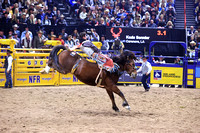 NFR  RD TWO (1091) Bareback Riding Kade Sonnier Bill Fick Top Egyptian Pickett Pro Rodeo