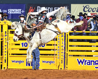 NFR RD One (3668)Lefty Holman, on Brookman Rodeo's Flirtacious, 86 points