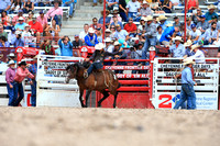 Cheyenne Frontier Days 19' Rookie Saddle Bronc Riding Semi Saturday
