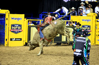 Round 4 Bull Riding (3378)  Josh Frost, Big Poison, Cowtown