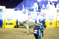 Round 4 Bull Riding (3380)  Josh Frost, Big Poison, Cowtown
