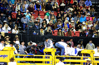 Round 4 Bull Riding (2878)  Trey Holston, Wing and Barrel, Rosser