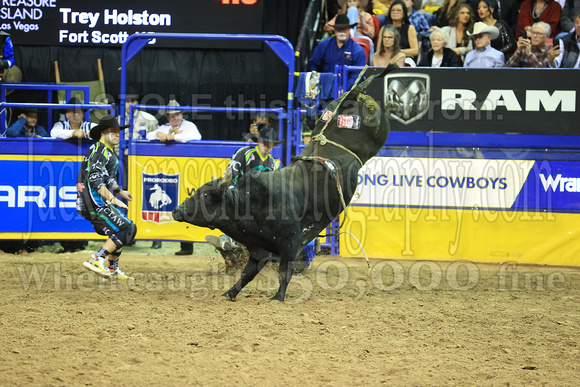 Round 4 Bull Riding (2893)  Trey Holston, Wing and Barrel, Rosser