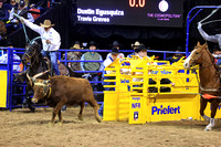 NFR RD Eight (1423) Team Roping, Dustin Egusquiza, Travis Graves