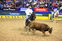 NFR RD Eight (1410) Team Roping, Dustin Egusquiza, Travis Graves