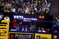 NFR RD ONE (2847) Saddle Bronc , Spencer Wright, Record Rack's Rage, Beutler and Son