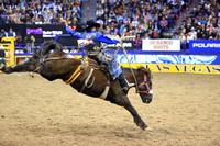 Round 1 Saddle Bronc (1257) Ryder Wright, Caballo Diablo, Western