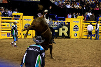 NFR RD Two (4832) Bull Riding , Clayton Sellars, A-Team, Universal