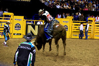 NFR RD Two (4829) Bull Riding , Clayton Sellars, A-Team, Universal