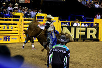 NFR RD Two (4834) Bull Riding , Clayton Sellars, A-Team, Universal