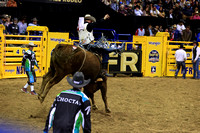 NFR RD Two (4833) Bull Riding , Clayton Sellars, A-Team, Universal