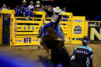NFR RD Two (4839) Bull Riding , Clayton Sellars, A-Team, Universal