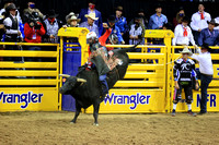 NFR RD ONE (5783) Bull Riding , Shane Proctor, Gangster, Western
