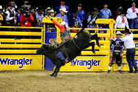 NFR RD ONE (5776) Bull Riding , Shane Proctor, Gangster, Western