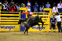 NFR RD ONE (5777) Bull Riding , Shane Proctor, Gangster, Western