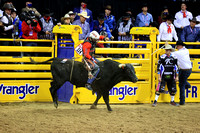 NFR RD ONE (5780) Bull Riding , Shane Proctor, Gangster, Western