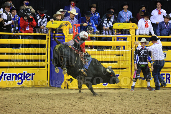 NFR RD ONE (5778) Bull Riding , Shane Proctor, Gangster, Western