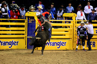 NFR RD ONE (5782) Bull Riding , Shane Proctor, Gangster, Western