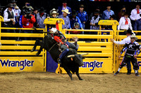 NFR RD ONE (5771) Bull Riding , Shane Proctor, Gangster, Western