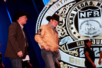 Round 1 Buckle Presentation (78) Bull Riding, Tristan Hutchings, Party Animal, Stockyards