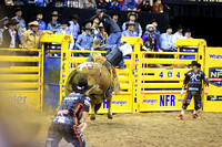 Round 2 Bull Riding (998)  Trevor Kastner, Rock the House, Corey and Lange