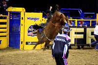 NFR RD Eight (4396) Bull Riding, Ky Hamilton, Soy El Fuego, Stockyards