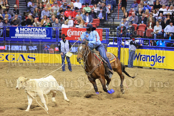 NFR RD ONE (3701) Tie Down Roping, John Douch