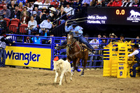 NFR RD ONE (3698) Tie Down Roping, John Douch