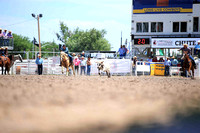Cheyenne Steer Wrestling 1st sunday section two