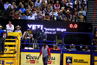 NFR RD Two (2230) Saddle Bronc , Spencer Wright, Utopia, Stace Smith