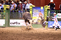 Friday Perf Bull Riding Fletcher Jowers SWTXJC No Justice(434)
