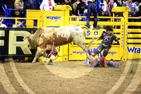 Round 2 Bull Riding (800)  Josh Frost, Velocity, Andrews