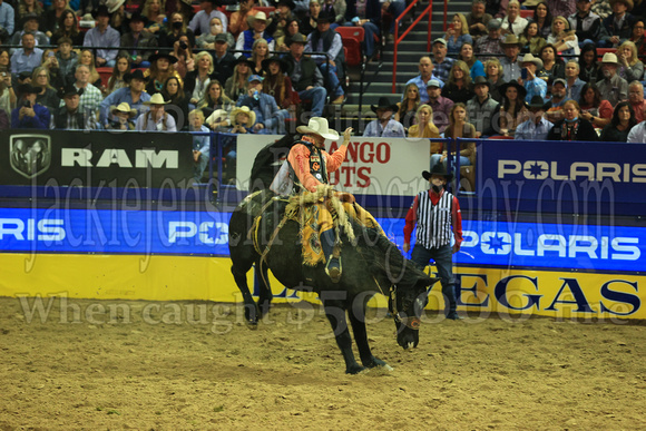 NFR RD Two (2502) Saddle Bronc , Brody Cress, Kitty Whistle, C5, Winner