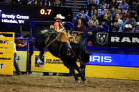 NFR RD Two (2506) Saddle Bronc , Brody Cress, Kitty Whistle, C5, Winner
