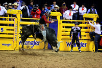 NFR RD ONE (5862) Bull Riding , Ruger Piva, Rico Suave, JC Kitaif