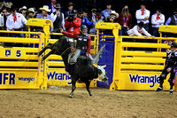 NFR RD ONE (5856) Bull Riding , Ruger Piva, Rico Suave, JC Kitaif