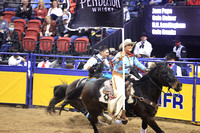 NFR RD ONE (1515) Bareback, Jess Pope, Victory Lap