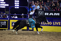 NFR RD ONE (1502) Bareback, Jess Pope, Victory Lap
